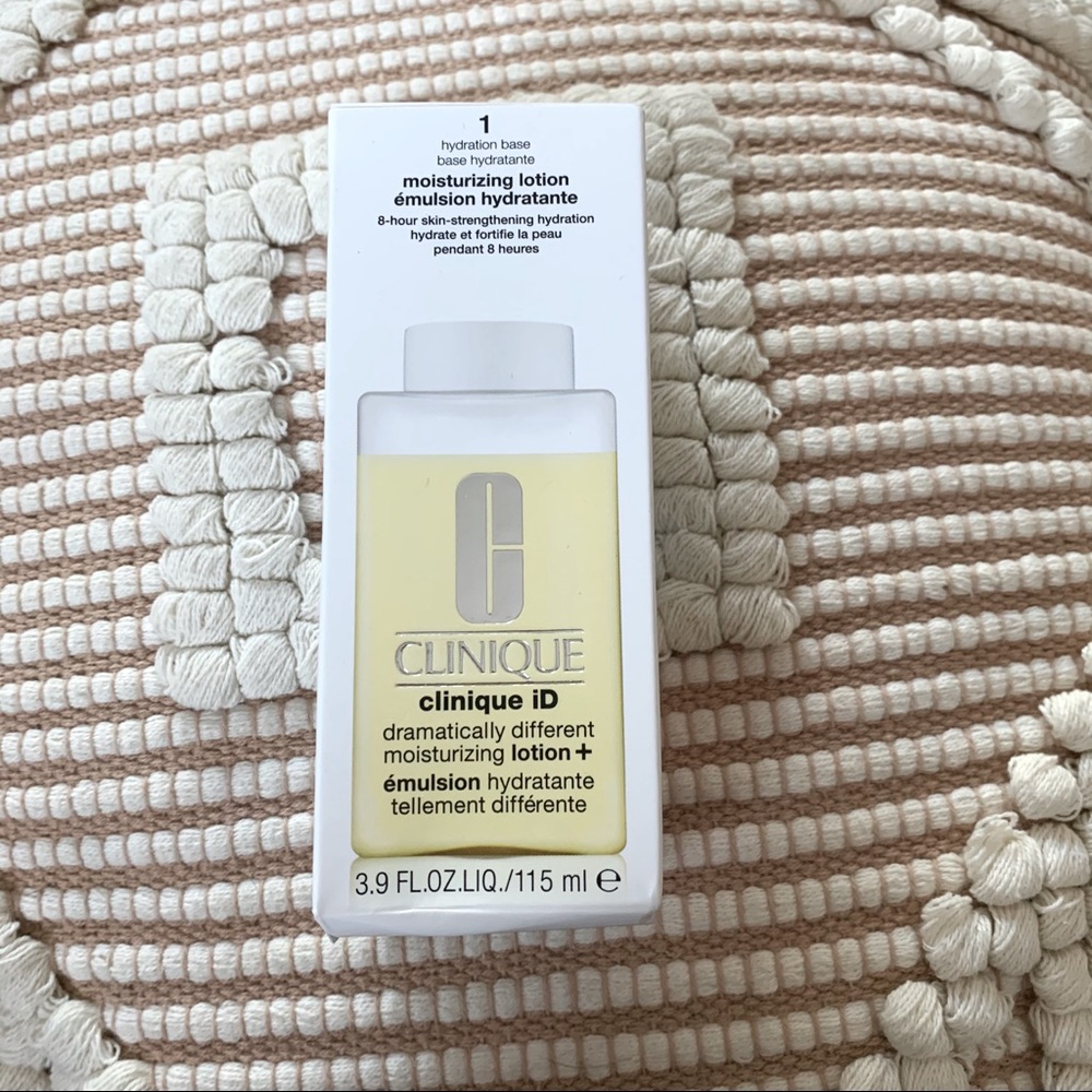 Clinique iD moisturizing lotion